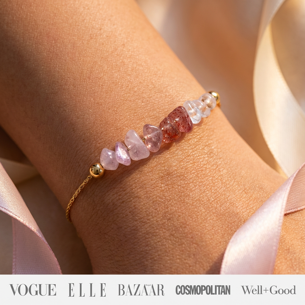 Venera® Lepidolite, Quartz & Moonstone Bracelet